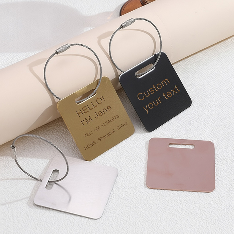 Travel Accessories Deals - Etiqueta de equipaje con nombre personalizado,