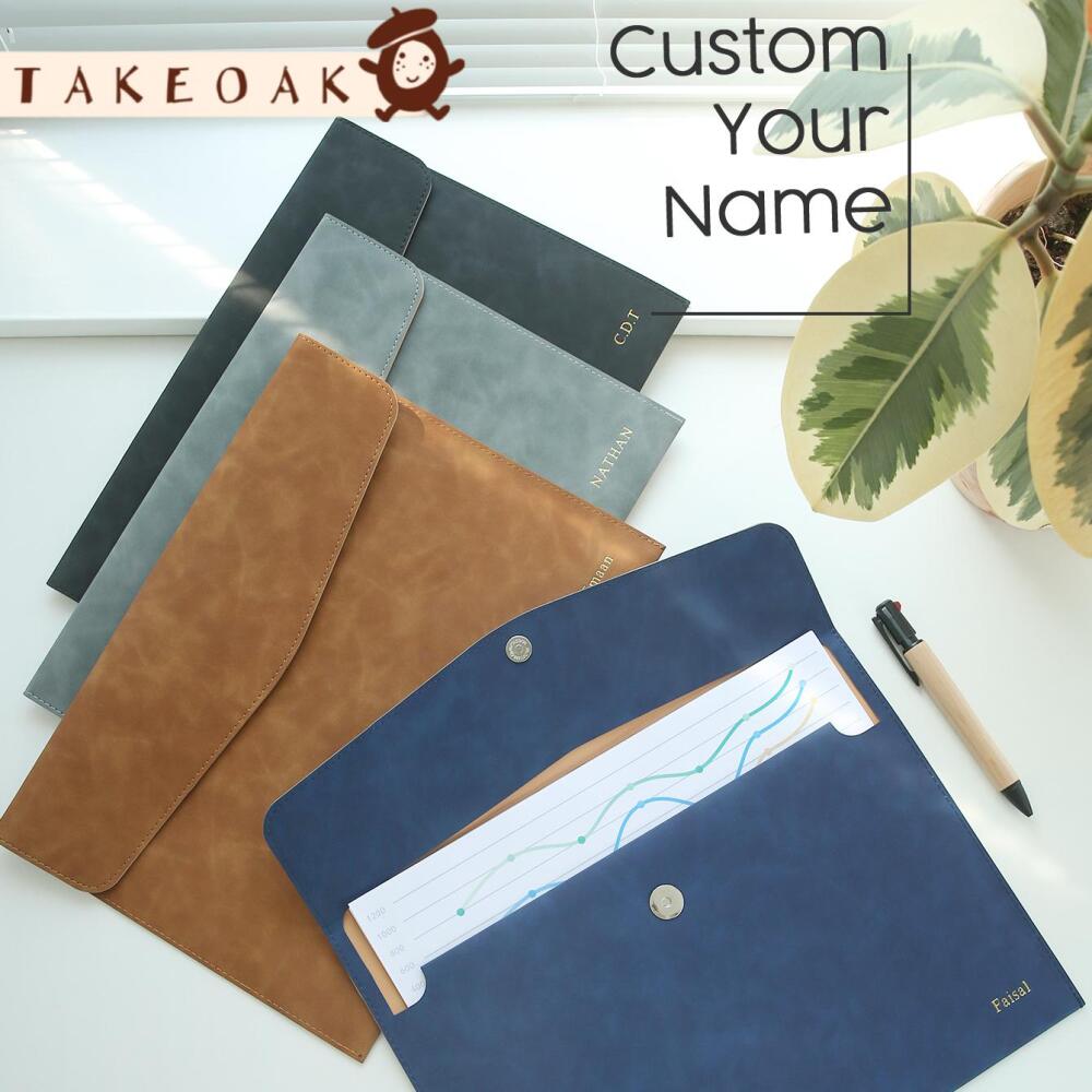Travel Accessories Hong Kong - Carpeta de Documentos A4 de Cuero
