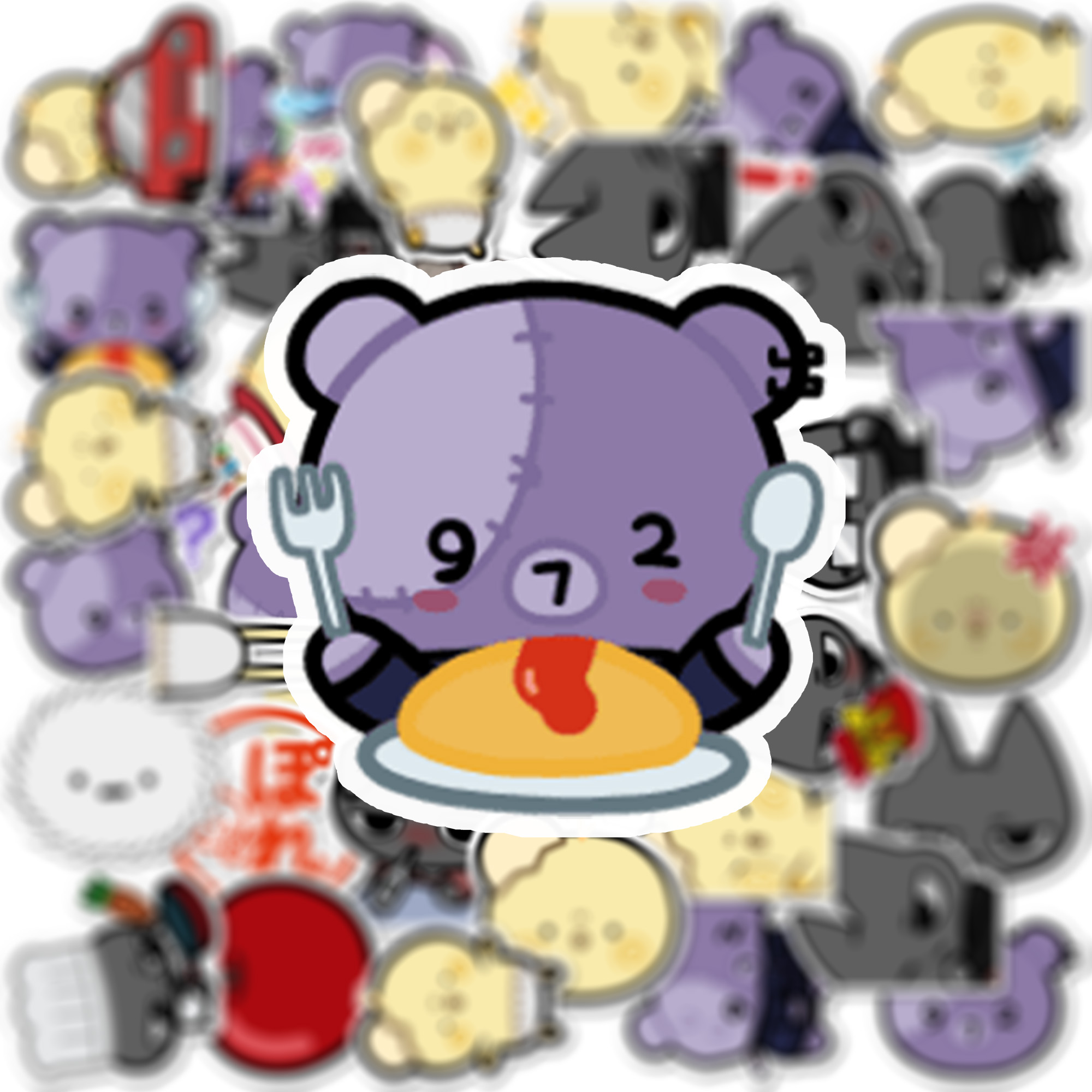 Sticker Luggage Decorative - 40 piezas de lindas pegatinas de