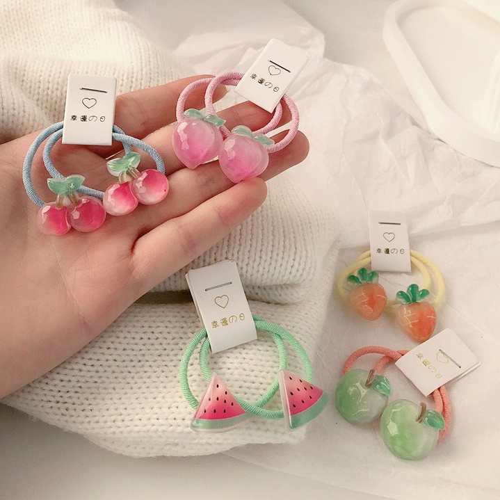 Travel Accessories Girls - Lazos para el cabello de zanahoria