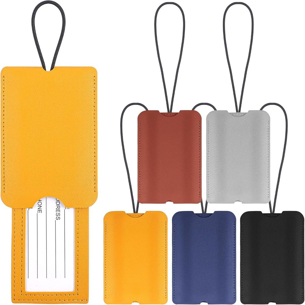Travel Accessories Luggage Straps - Etiqueta de equipaje extraíble de cuero