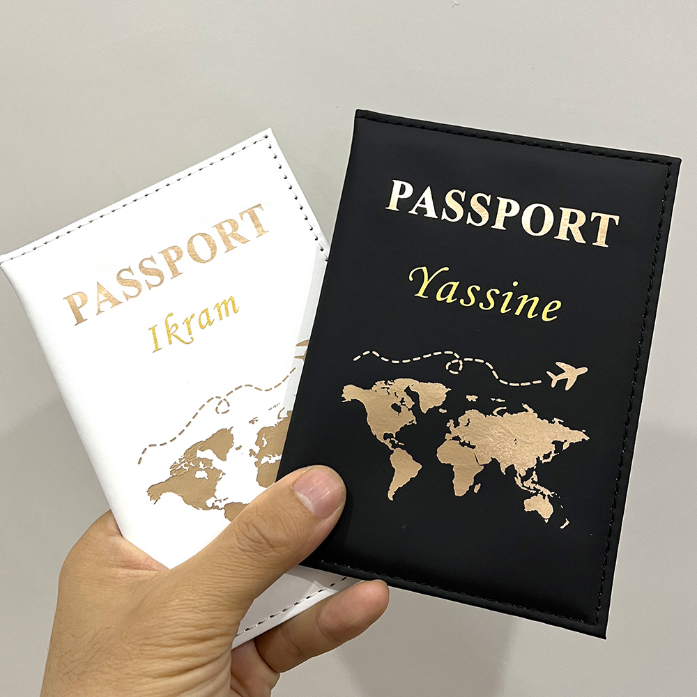 Travel Accessories Plane - Nueva funda de pasaporte personalizada bonita,