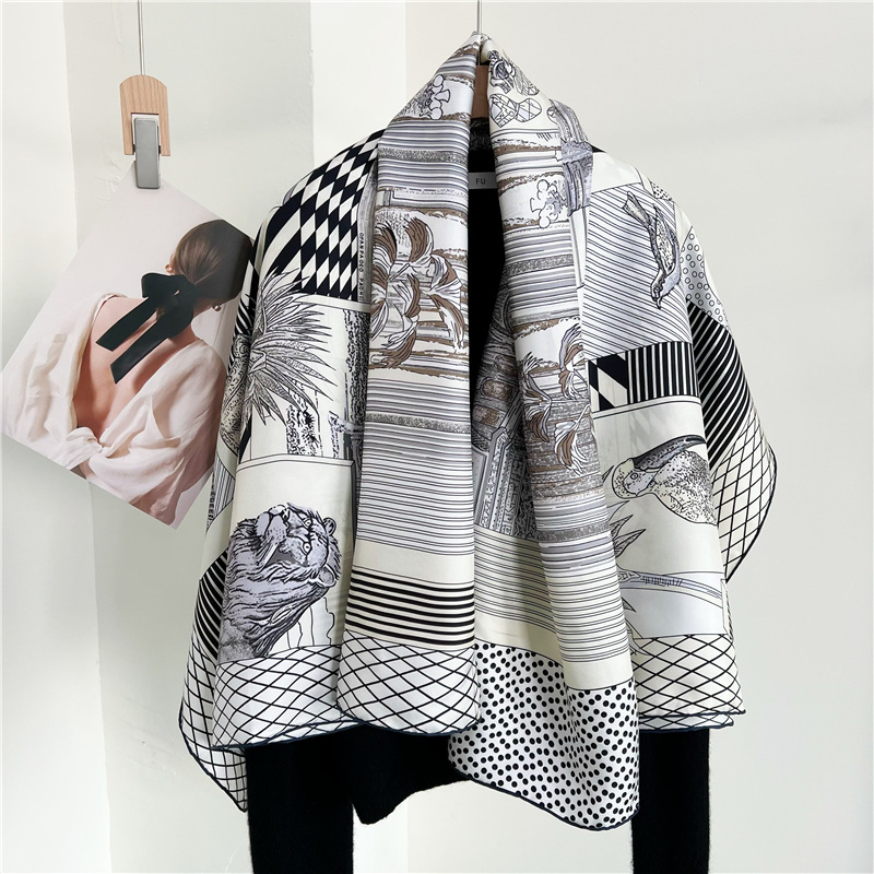 Travel Accessories Designer - Grandes pañuelos de seda de marca,