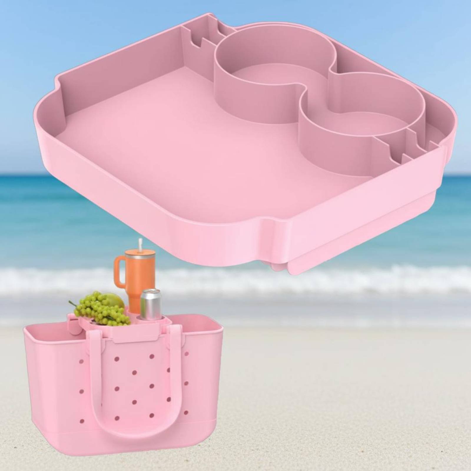 Travel Accessories Designer - Bandeja para Bolsa de Playa, Ligera,
