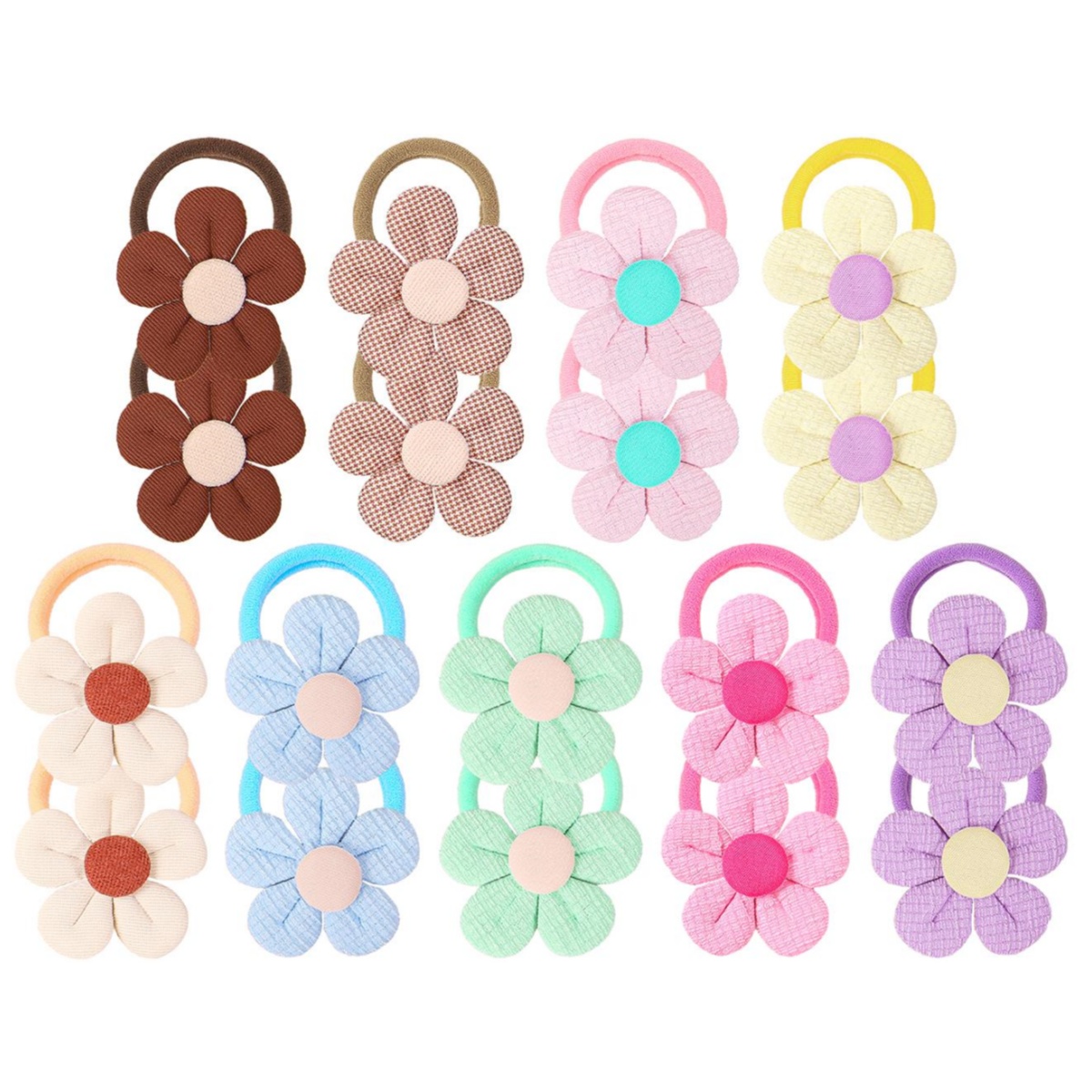 Travel Accessories Girls - 18 Uds. Lazos para el cabello