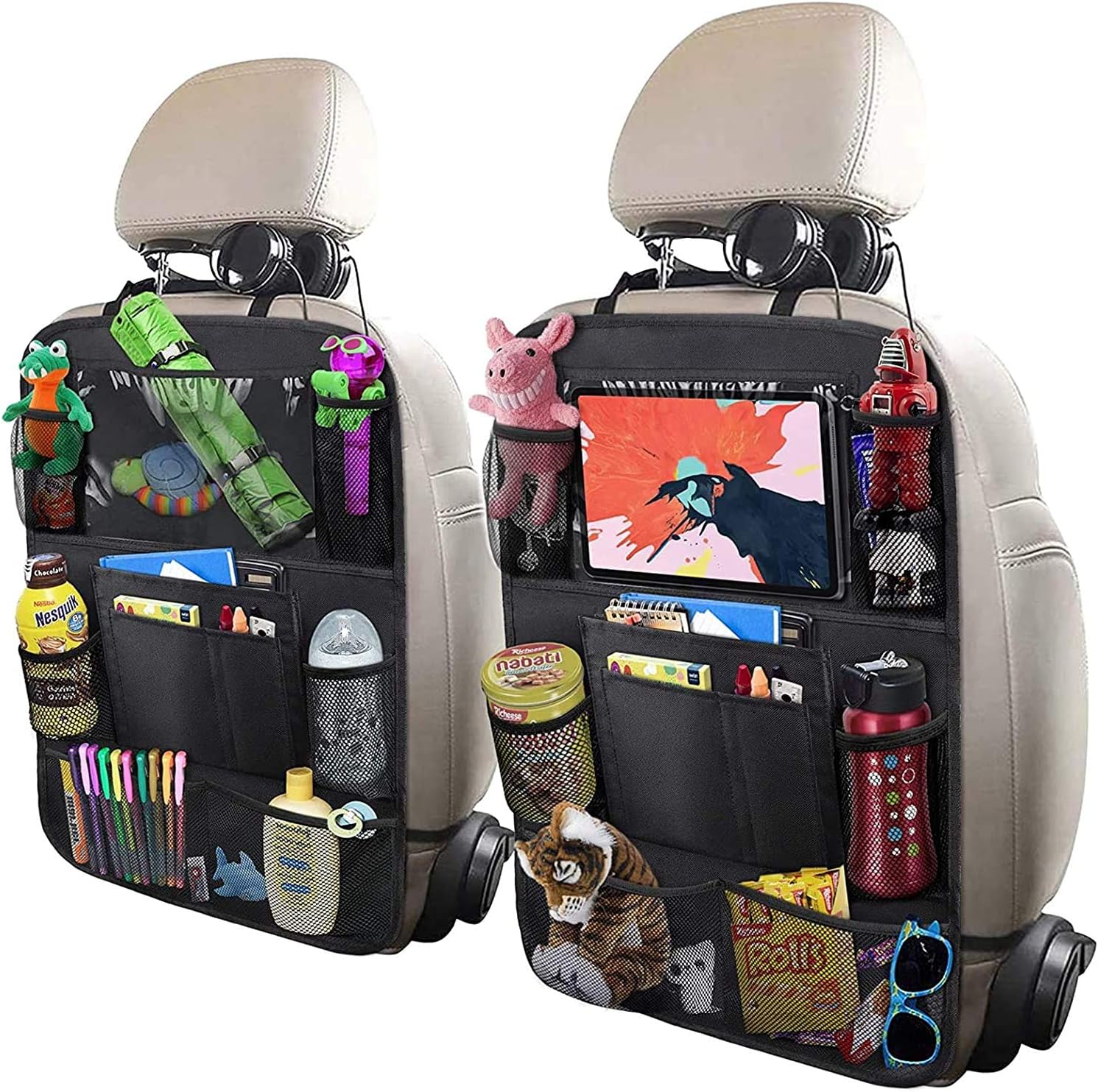 Travel Accessories With Toddler - Organizador para asiento trasero de coche