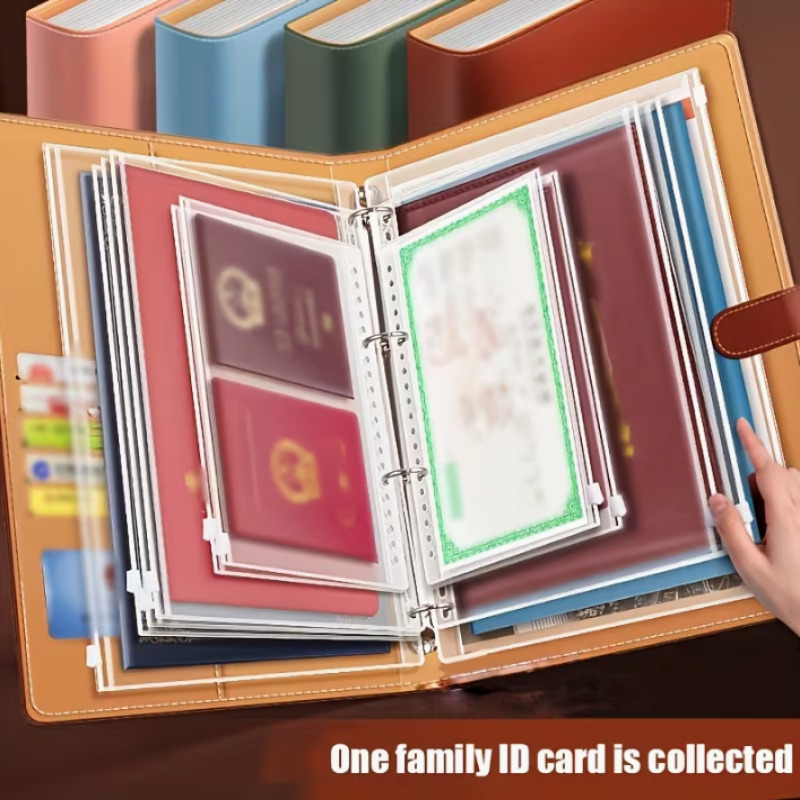 Travel Accessories Must Have - Organizador de Documentos Familiar con Cierre