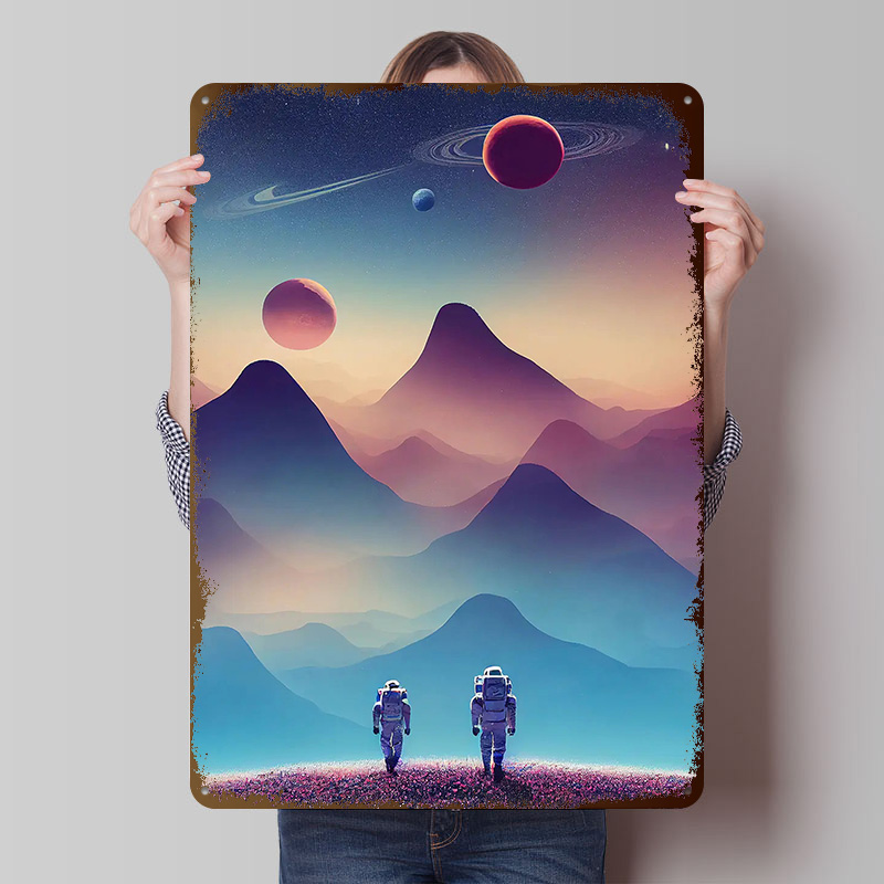 Travel Accessories For Europe - Póster de Astronauta en Viaje, Letreros