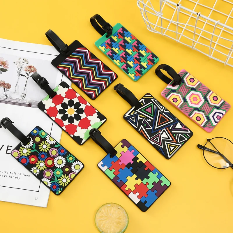 Travel Accessories Designer - Etiquetas de equipaje con patrón de
