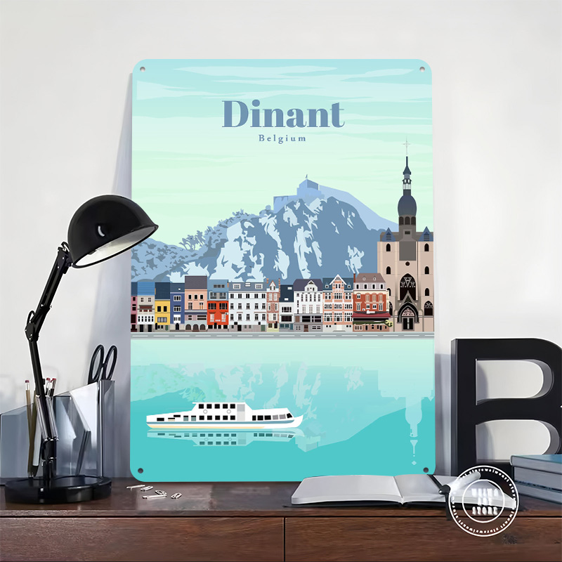 Póster impreso de viaje a Dina - Travel Accessories For Europe reseña y precio