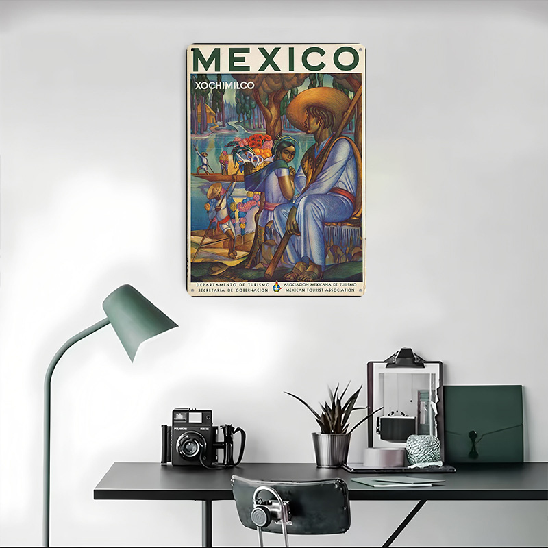 Póster de Viaje Vintage Person - Travel Accessories For Europe reseña y precio