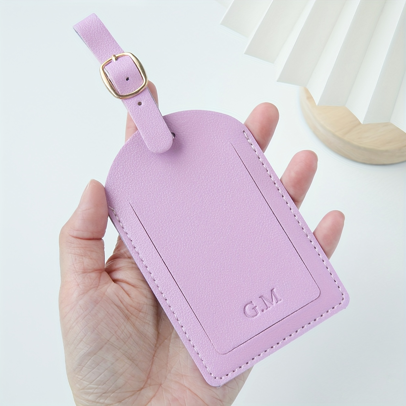 Etiqueta de equipaje con inici - Travel Accessories Must Have reseña y precio
