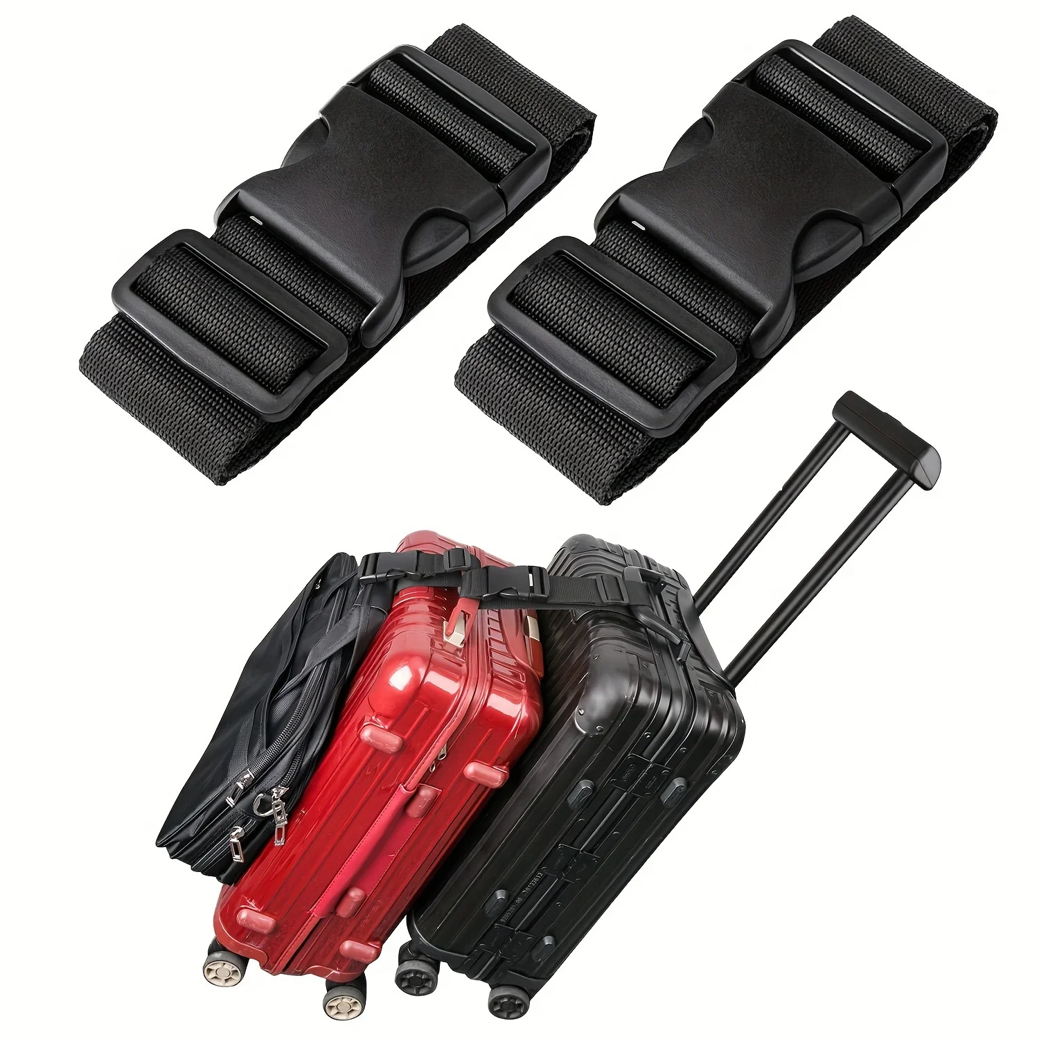 Correas ajustables simples par - Travel Accessories Luggage Straps reseña y precio