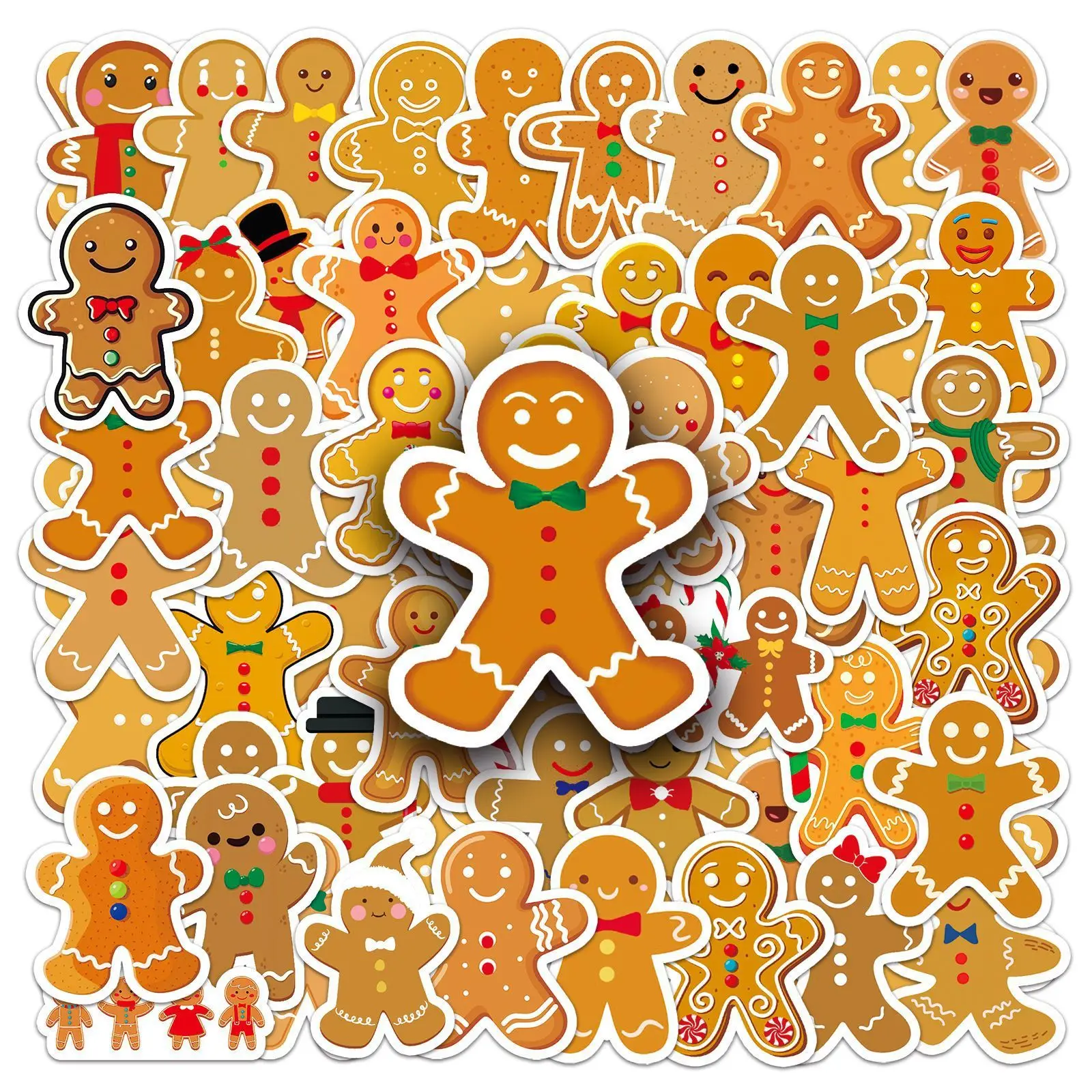 50 galletas decorativas navide - Sticker Luggage Decorative reseña y precio
