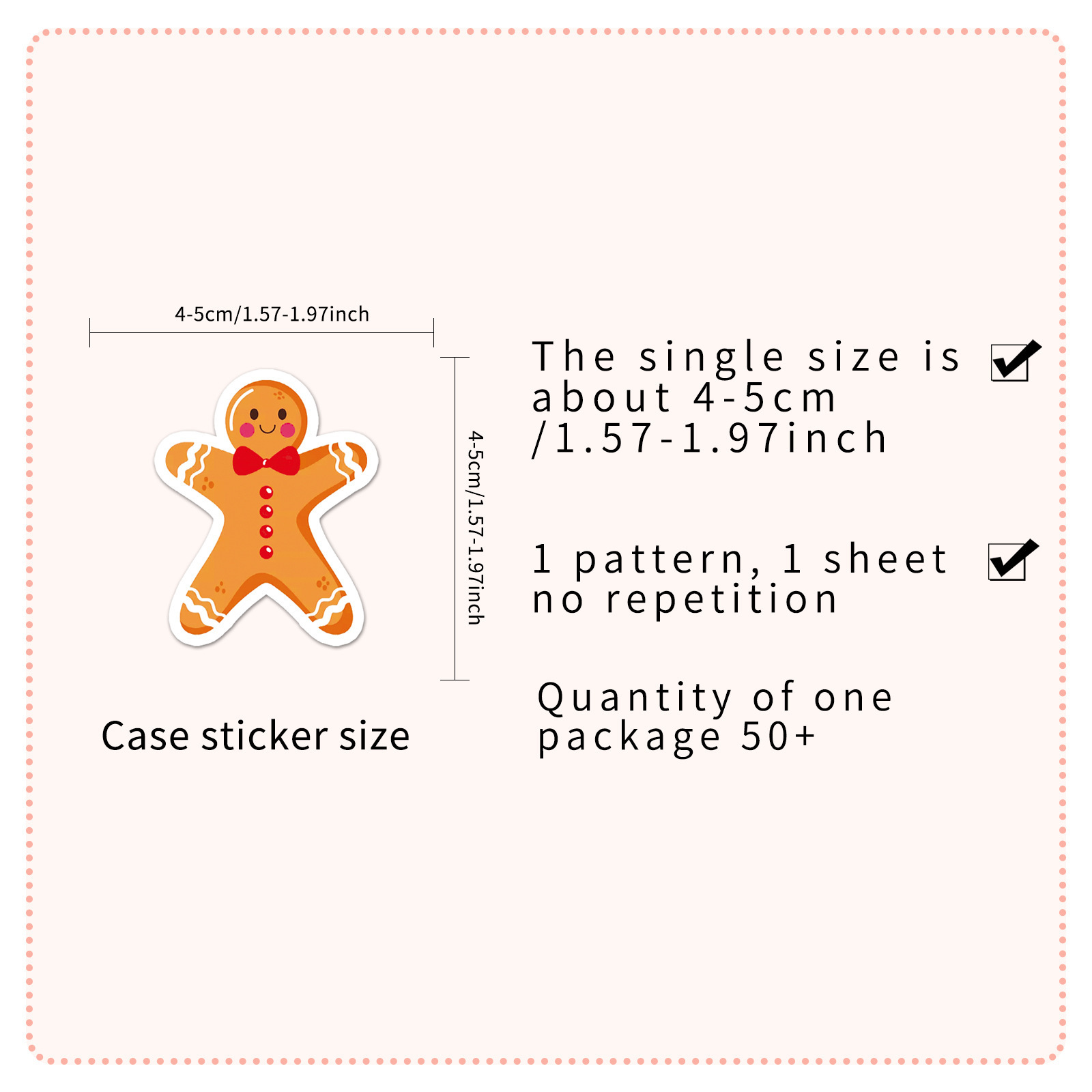 50 galletas decorativas navide - Sticker Luggage Decorative reseña y precio