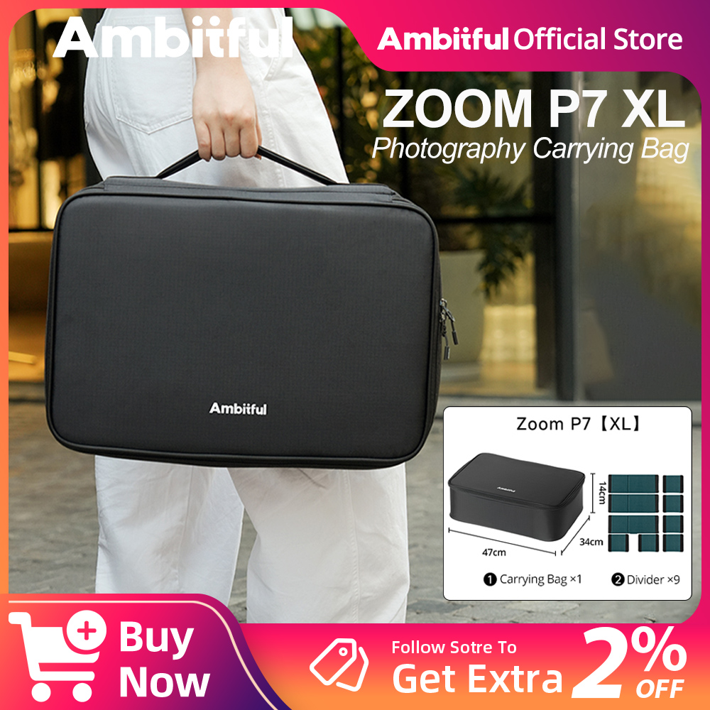 Ambitful ZOOM P7II XL bolsa de - Camera Bag Travel reseña y precio