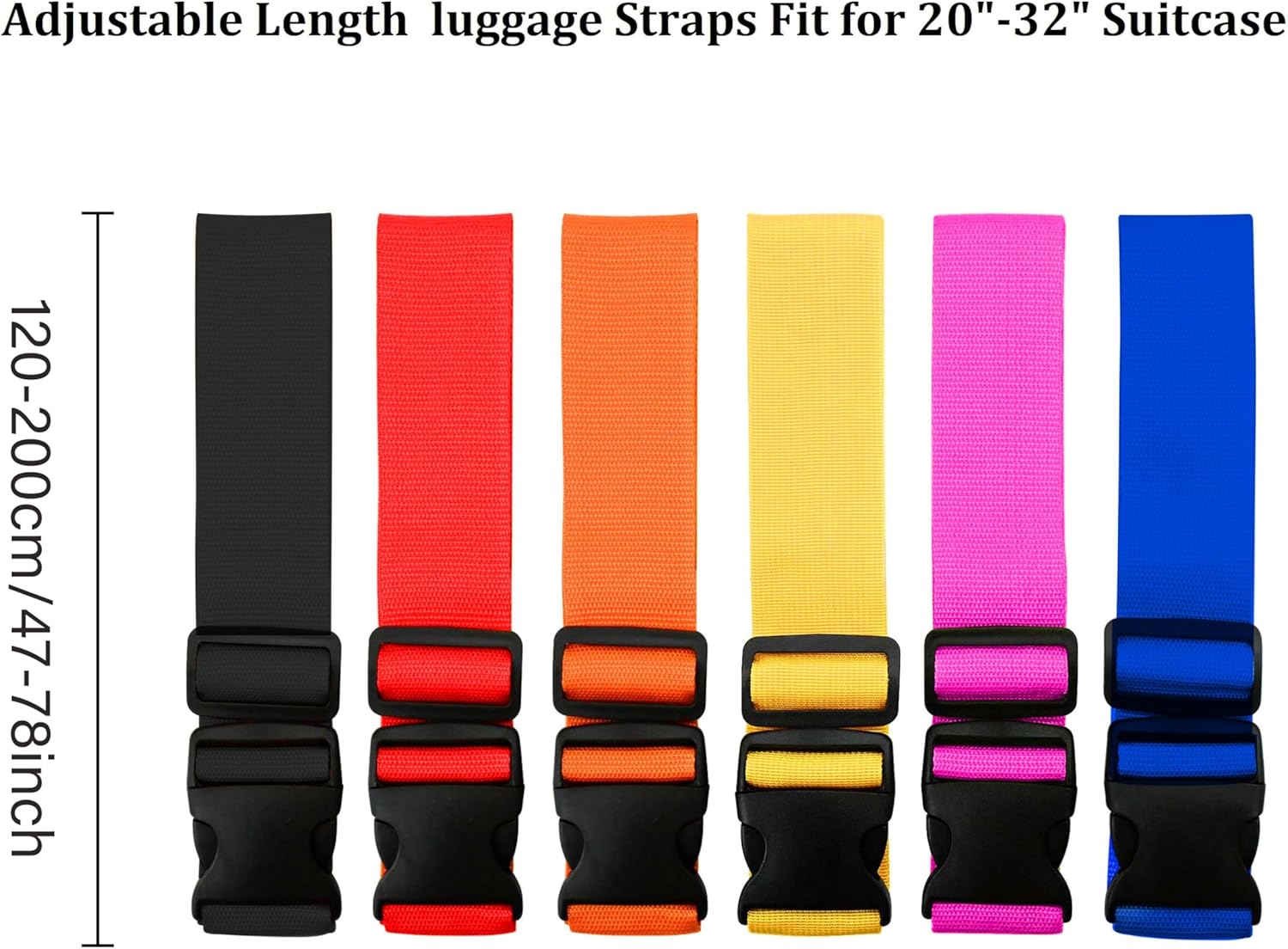 Paquete de 2 correas ajustable - Travel Accessories Luggage Straps reseña y precio