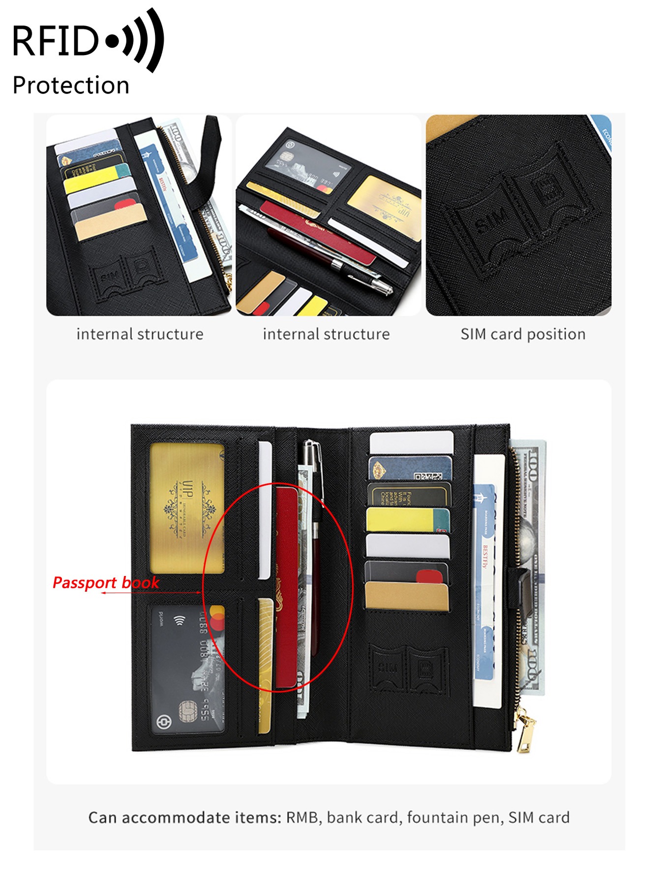 Elegante Funda para Pasaporte  - Travel Accessories Plane reseña y precio