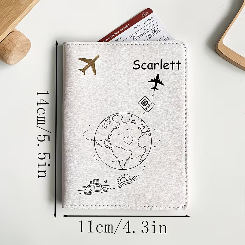 Funda para pasaporte con texto - Travel Accessories Plane reseña y precio