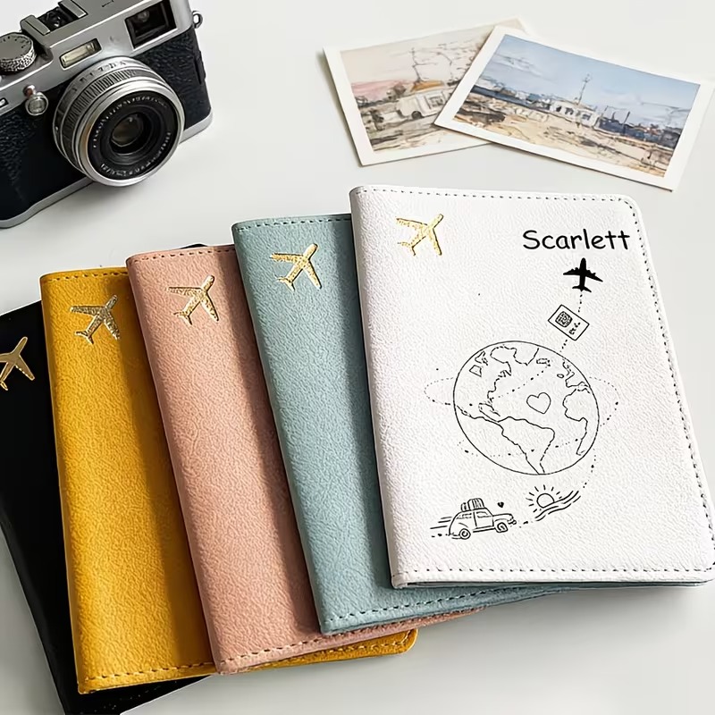 Funda para pasaporte con texto - Travel Accessories Plane reseña y precio