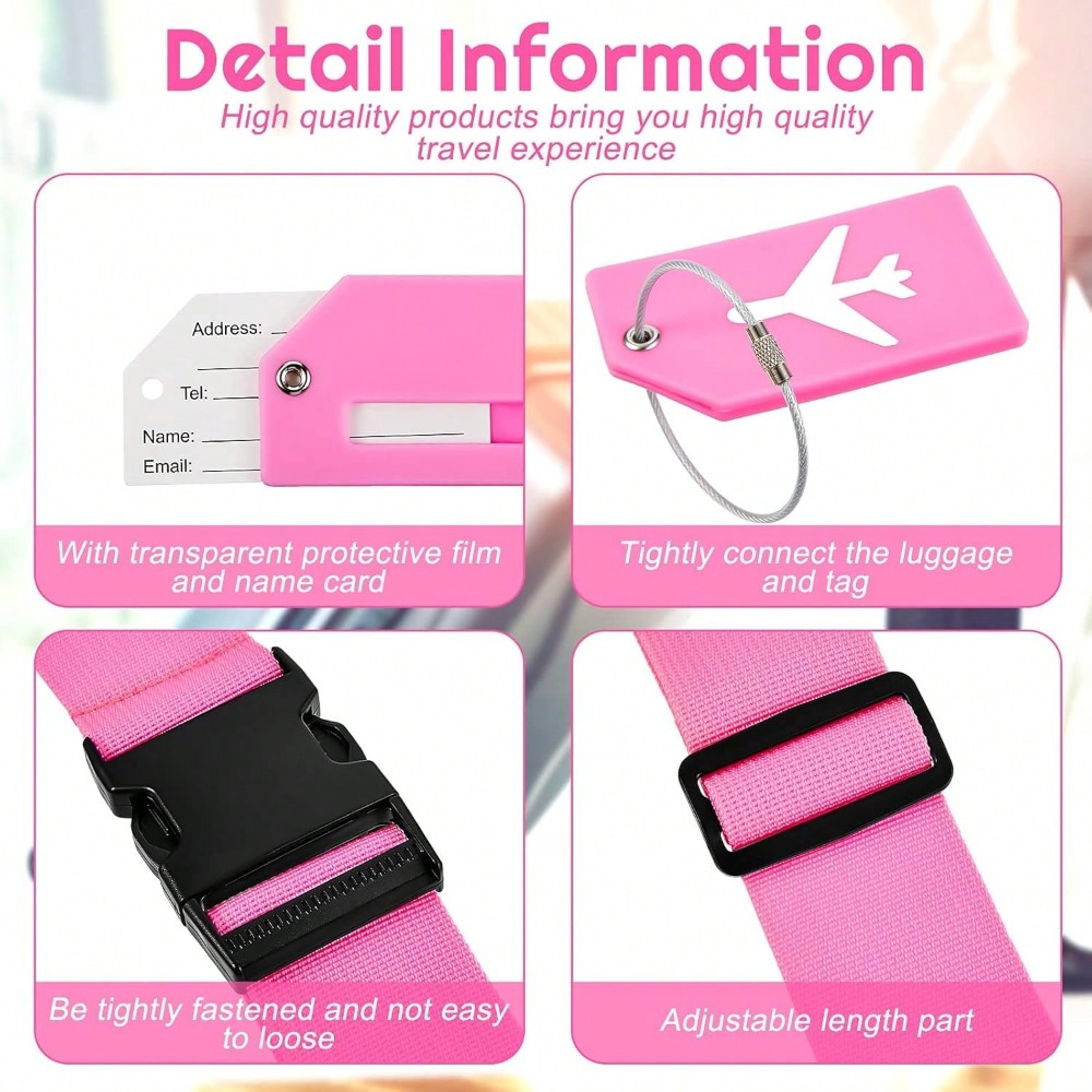 Juego de correas para equipaje - Travel Accessories Luggage Straps reseña y precio