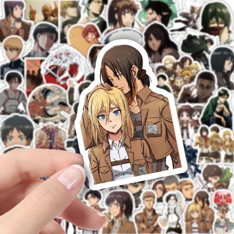 60 pegatinas de anime de Attac - Sticker Luggage Decorative reseña y precio