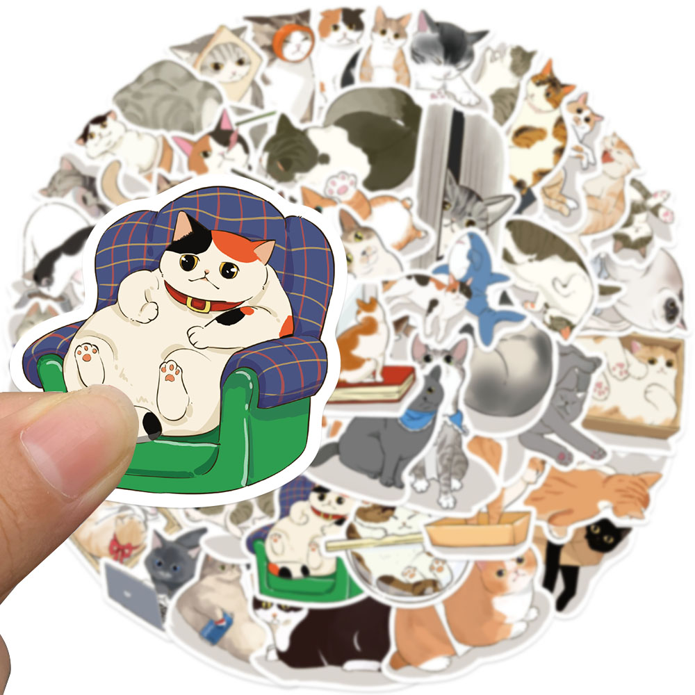 50 Uds. De pegatinas de gato d - Sticker Luggage Decorative reseña y precio