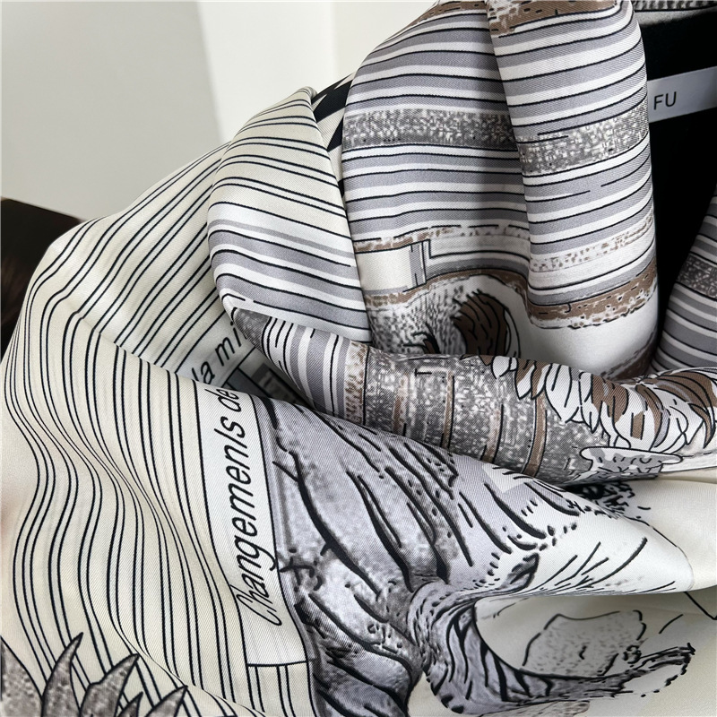 Grandes pañuelos de seda de ma - Travel Accessories Designer reseña y precio