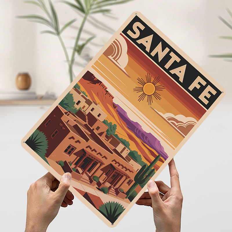 Póster de Viaje de Santa Fe, L - Travel Accessories For Europe reseña y precio