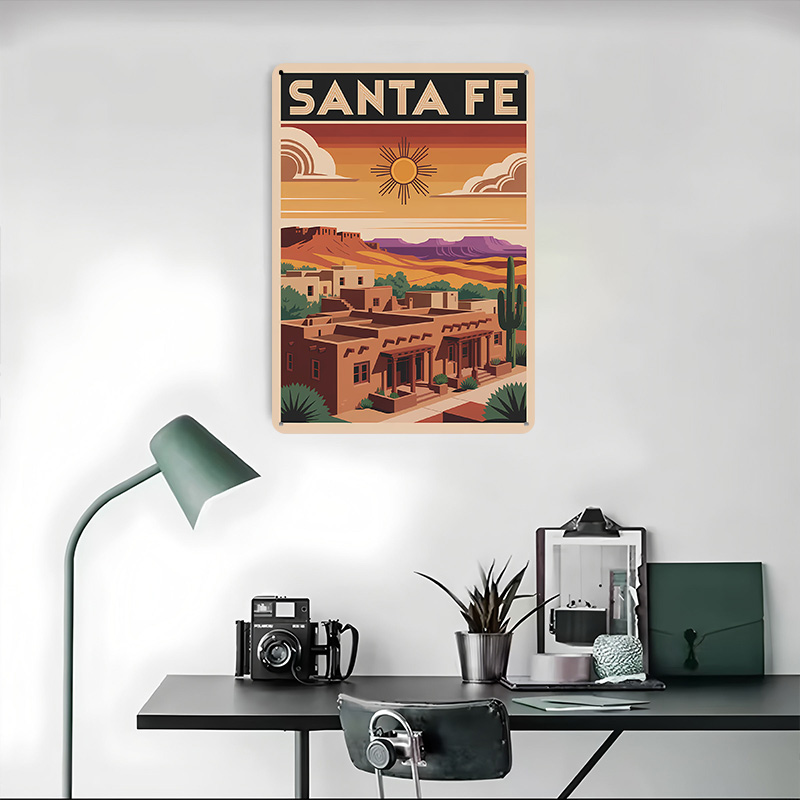 Póster de Viaje de Santa Fe, L - Travel Accessories For Europe reseña y precio