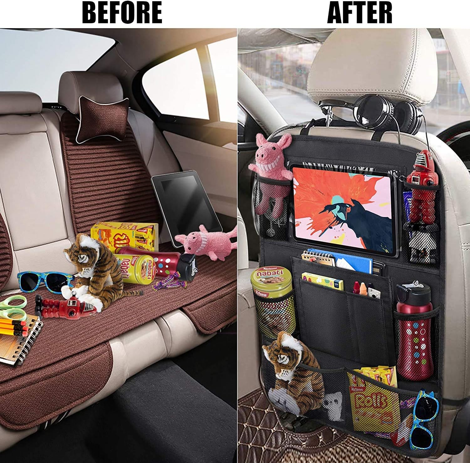 Organizador para asiento trase - Travel Accessories With Toddler reseña y precio