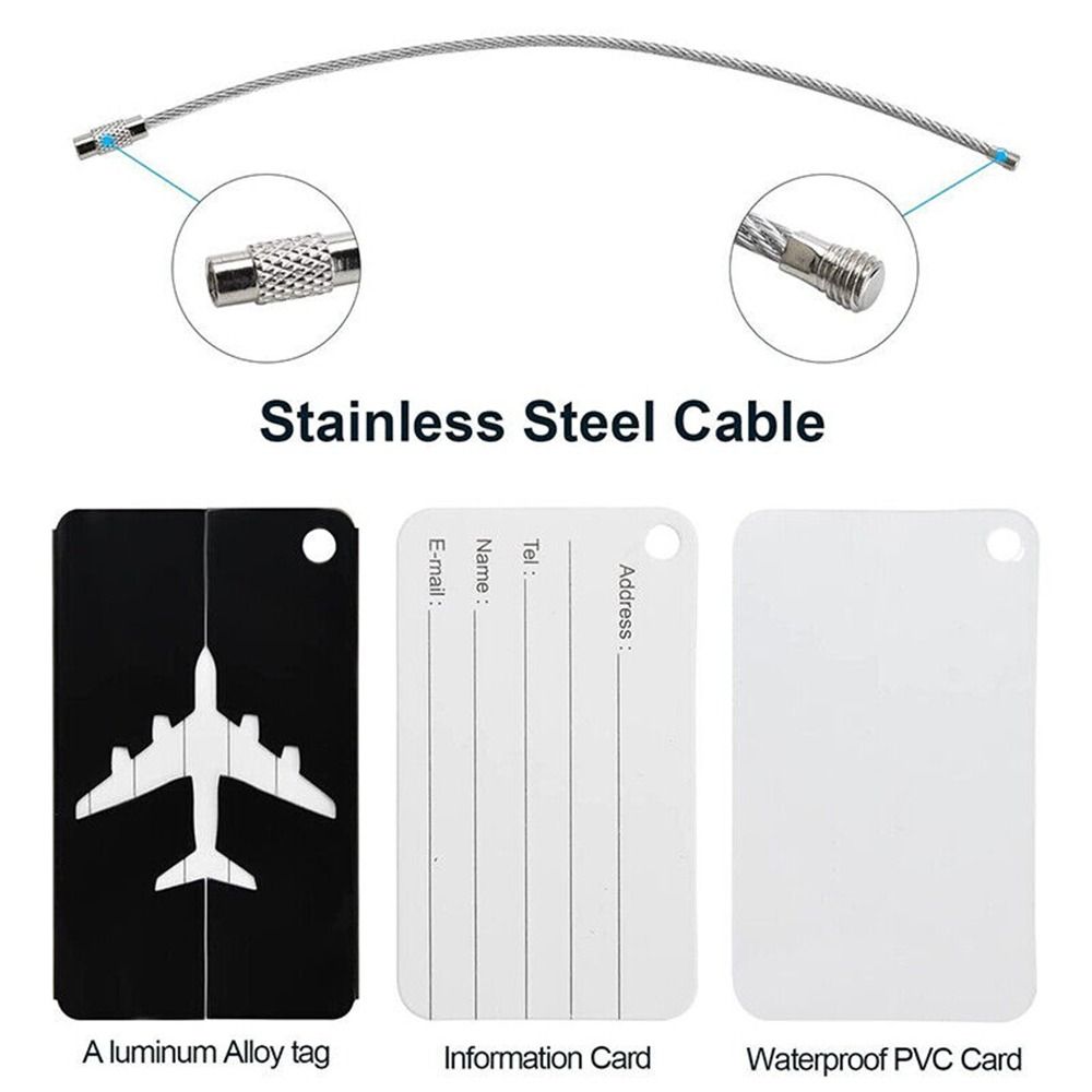Etiquetas de equipaje de viaje - Travel Accessories Plane reseña y precio