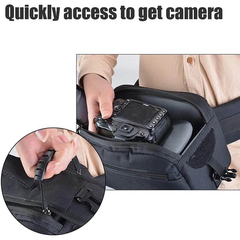 Bolso bandolera impermeable de - Camera Bag Travel reseña y precio